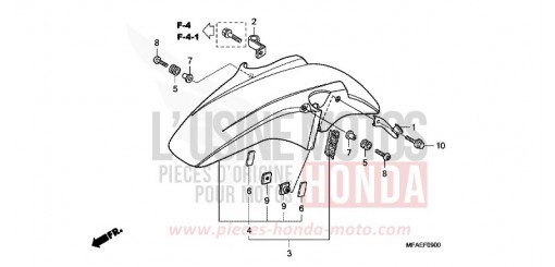 FRONT FENDER CBF1000A de 2010